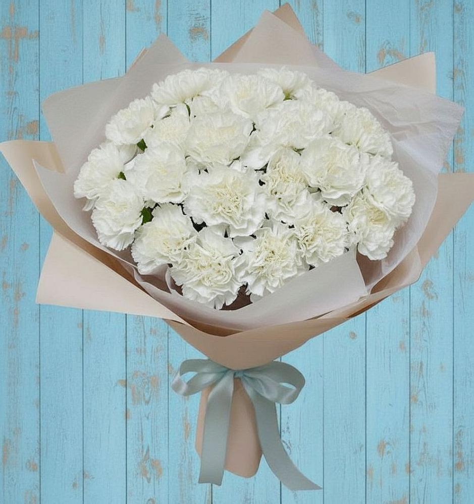 Букет цветов из: Гвоздики в Чанки