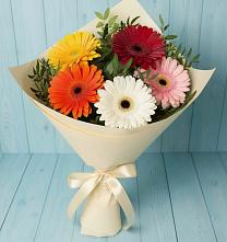 Букет цветов из:  Герберы в Чанки