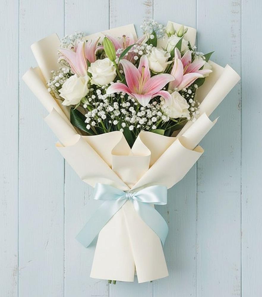 Букет цветов из: Лилии в Чанки