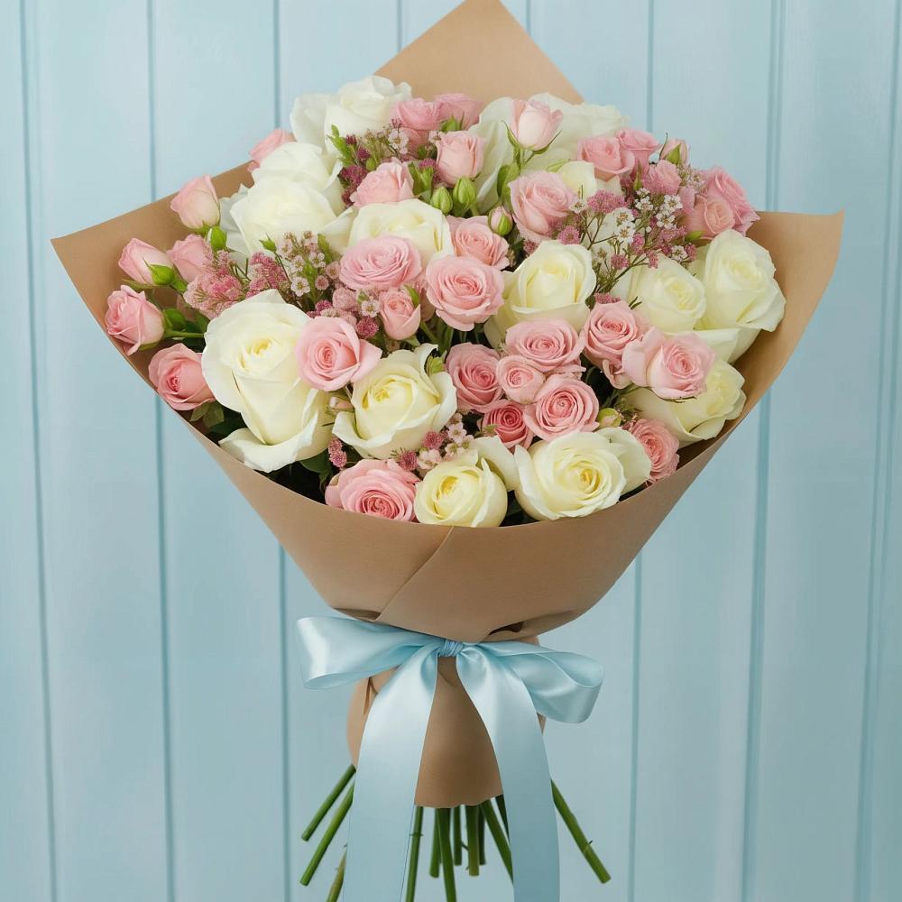 Букет цветов из: Розы в Чанки