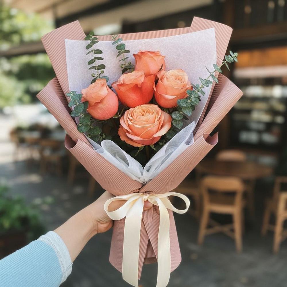 Букет цветов из: Розы в Чанки