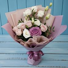 Букет цветов из:  Розы и Лизиантусы в Чанки