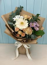 Букет цветов из:  Герберы и Хризантемы в Чанки