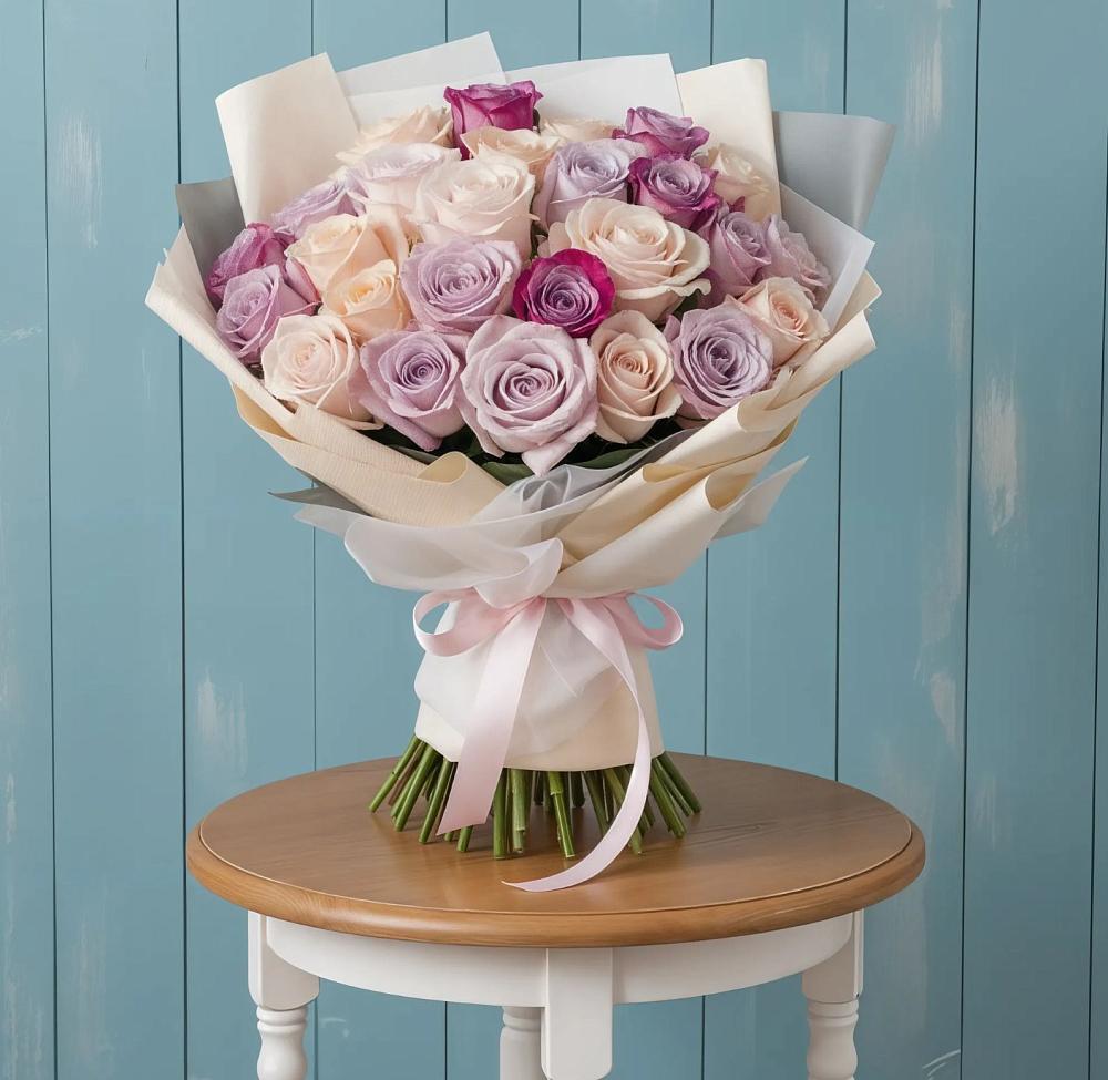 Букет цветов из: Розы в Чанки