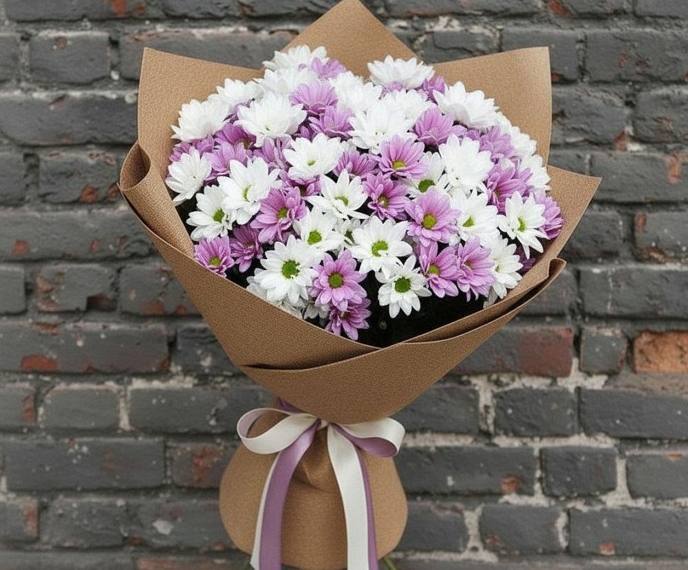 Букет цветов из: Хризантемы в Чанки