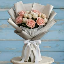Букет цветов из:  Розы #REPLACE_PRED# Чанки