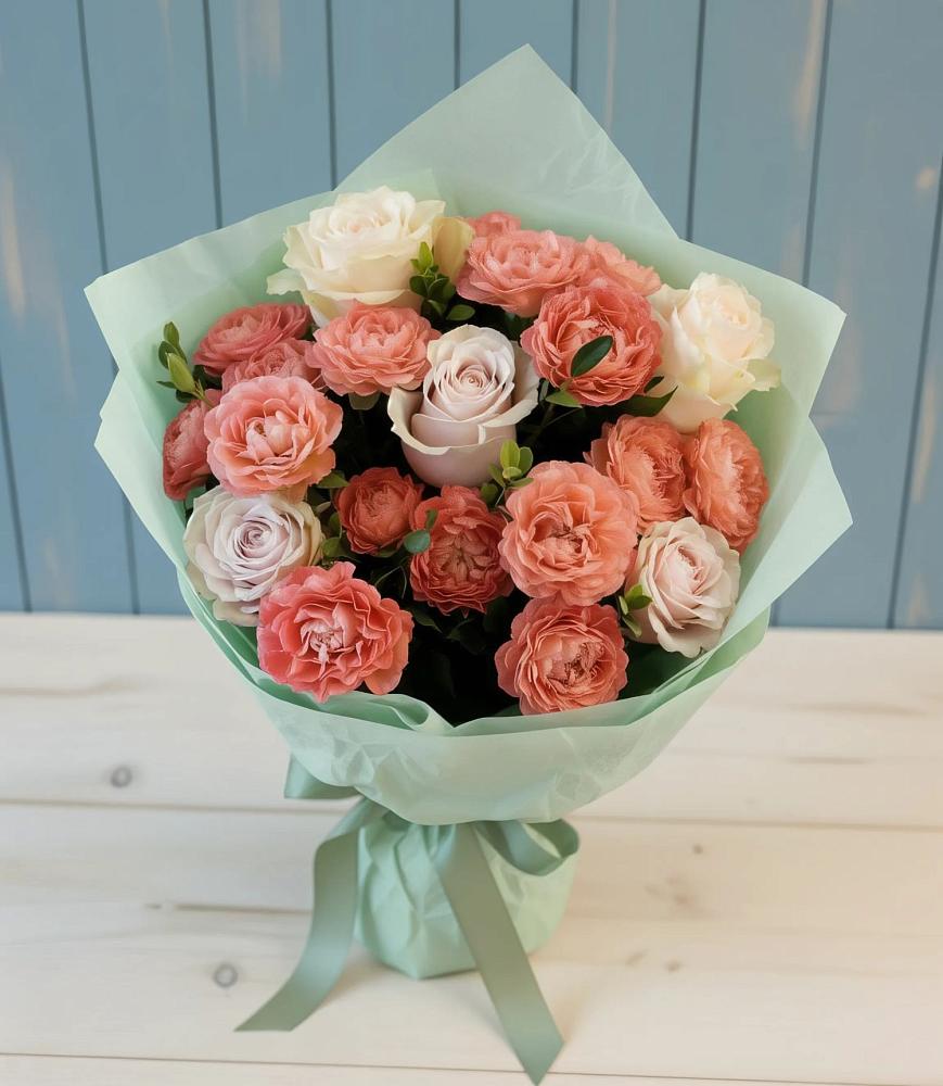 Букет цветов из: Розы в Чанки