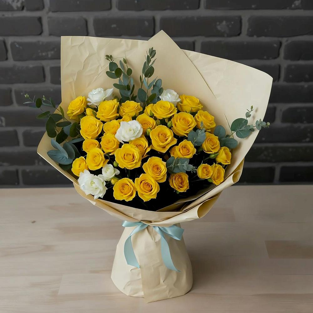 Букет цветов из: Розы в Чанки