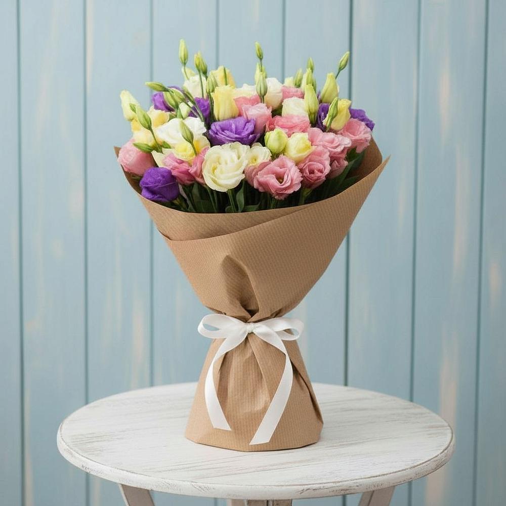 Букет цветов из: Лизиантусы в Чанки