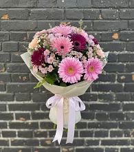 Букет цветов из:  Герберы и Хризантемы #REPLACE_PRED# Чанки
